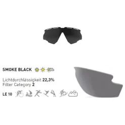 Rudy Project Defender RP Optics Replacement Lenses - Smoke Black