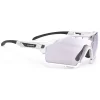 Rudy Project Cutline Glasses - Photochromic Lens - White Gloss / ImpactX 2 Laser Purple