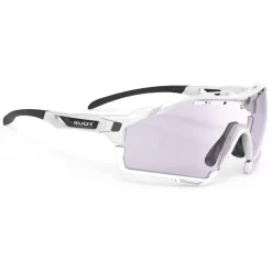 Rudy Project Cutline Glasses - Photochromic Lens - White Gloss / ImpactX 2 Laser Purple