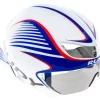 Rudy Project Wing 57 Aero Bike Helmet S/M 54-58cm White/Red/Blue - Excellent