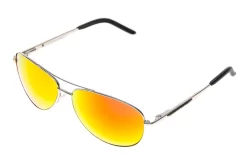 Rudy Project Sky Major Sunglasses Chrome Frame Multi LS Orange Lens