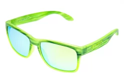 Rudy Project Spinhawk Sunglasses Matte Coral Green Frame Multi LS Lime Lens
