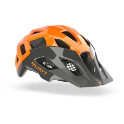Rudy Project Crossway Helmet - Lead/Orange Fluo Shiny