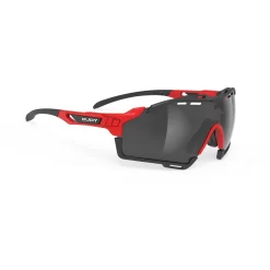 Rudy Project Cutline Glasses - Fire Red Matte/Smoke Black