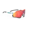 Rudy Project Cutline Glasses - White (Matte) / Multilaser Red