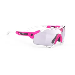 Rudy Project Cutline Pink Fluo Glasses - ImpactX Photochromic 2 Laser Purple
