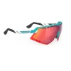 Rudy Project Defender Glasses - Emerald-White (Matte)/Multilaser Red