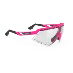Rudy Project Defender Pink Fluo Glasses - Bumpers Black - ImpactX Photochromic 2 Laser Black