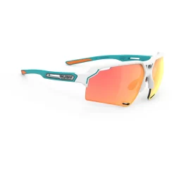 Rudy Project Deltabeat Glasses - White Emerald (Matte)/Multilaser Orange