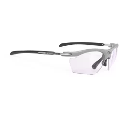 Rudy Project Rydon Slim Glasses - Photochromic Lens - Light Grey Matte - ImpactX 2 Laser Purple
