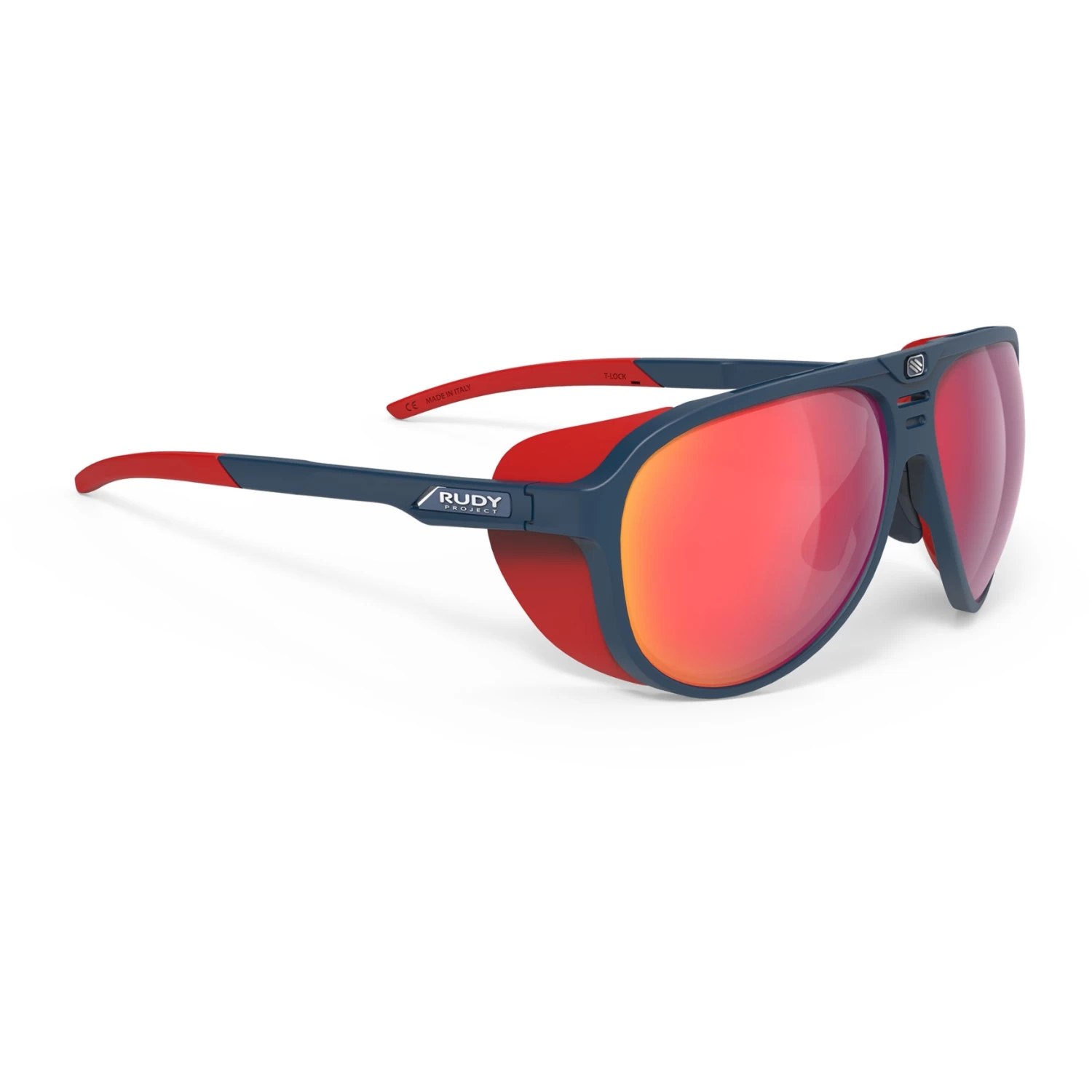 Rudy Project Stardash Glasses - Blue Navy (Matte)/Multilaser Red