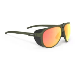 Rudy Project Stardash Glasses - Olive (Matte)/Multilaser Orange