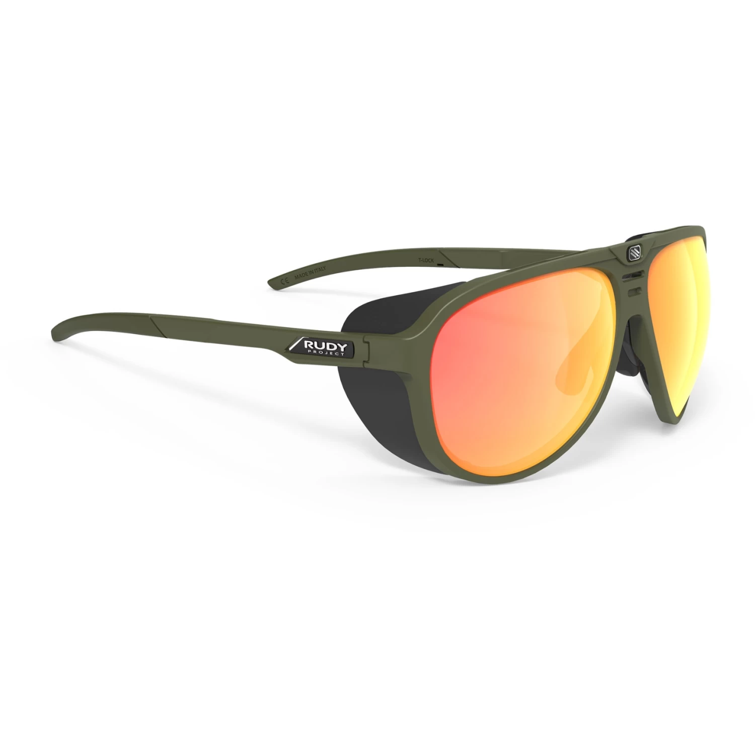 Rudy Project Stardash Glasses - Olive (Matte)/Multilaser Orange