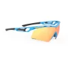 Rudy Project Tralyx+ Glasses - Azur Matte/Multilaser Orange